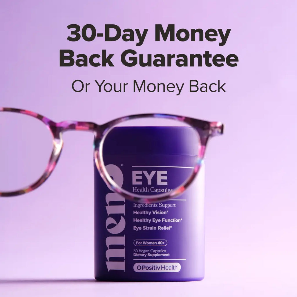 Vital-Habitat™ MENO Eye Health & Vision Support – Advanced Lutein & Zeaxanthin Formula for Women 40+, Relieves Dryness & Eye Strain