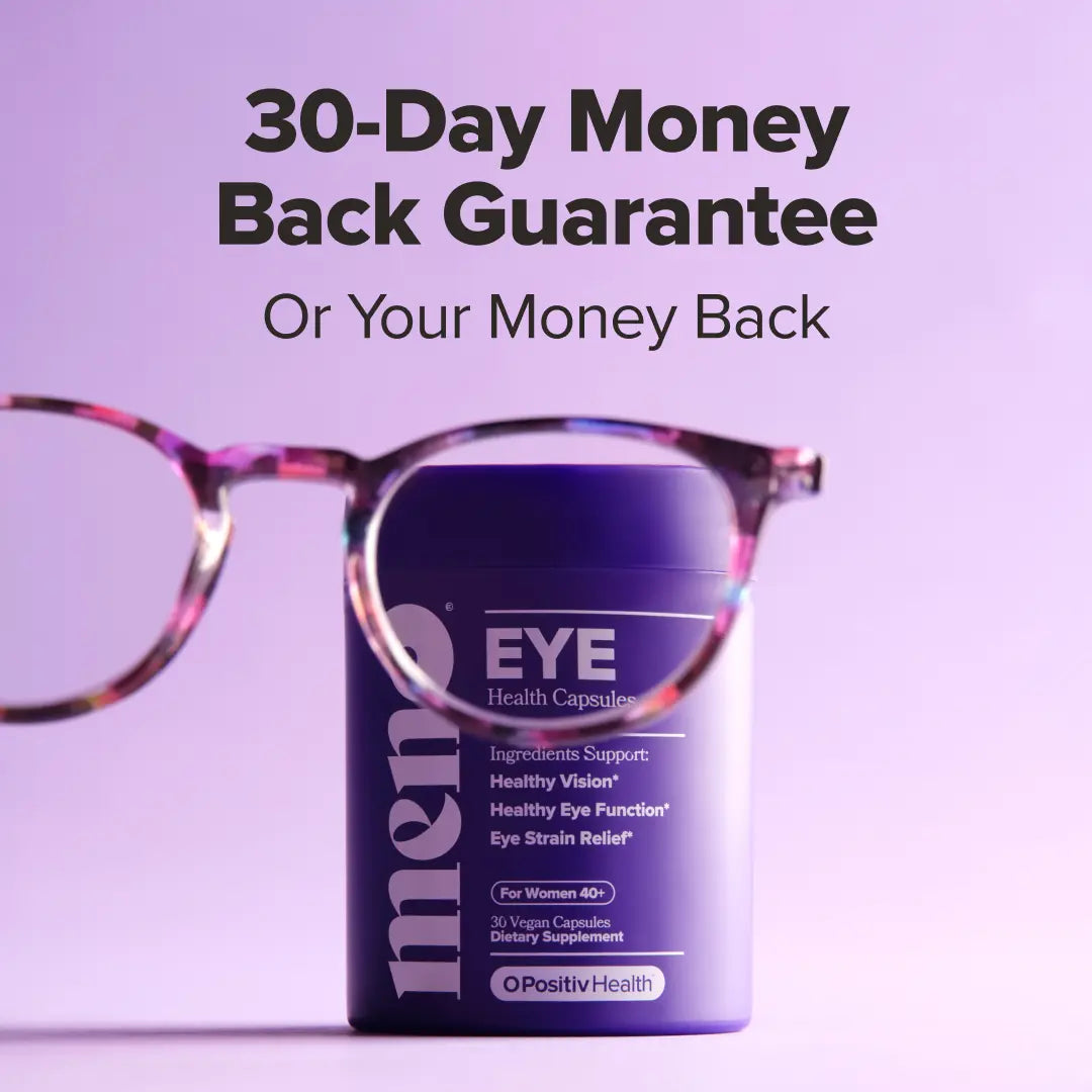 Vital-Habitat™ MENO Eye Health & Vision Support – Advanced Lutein & Zeaxanthin Formula for Women 40+, Relieves Dryness & Eye Strain