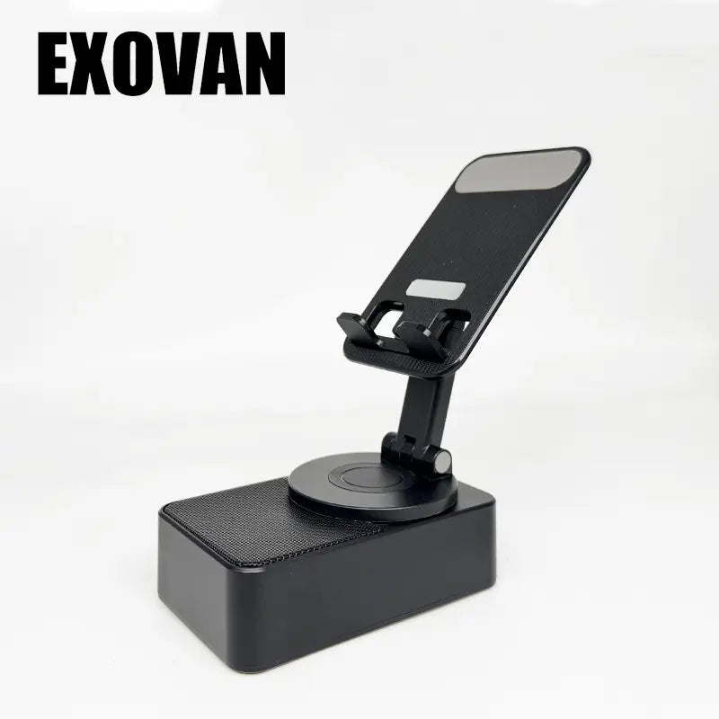 Vital-Habitat™ 5-in-1 Wireless Bluetooth Speaker & Phone Holder – Emergency Power Bank with RGB Ambient Light, 300° Foldable Stand for iPhone & Android