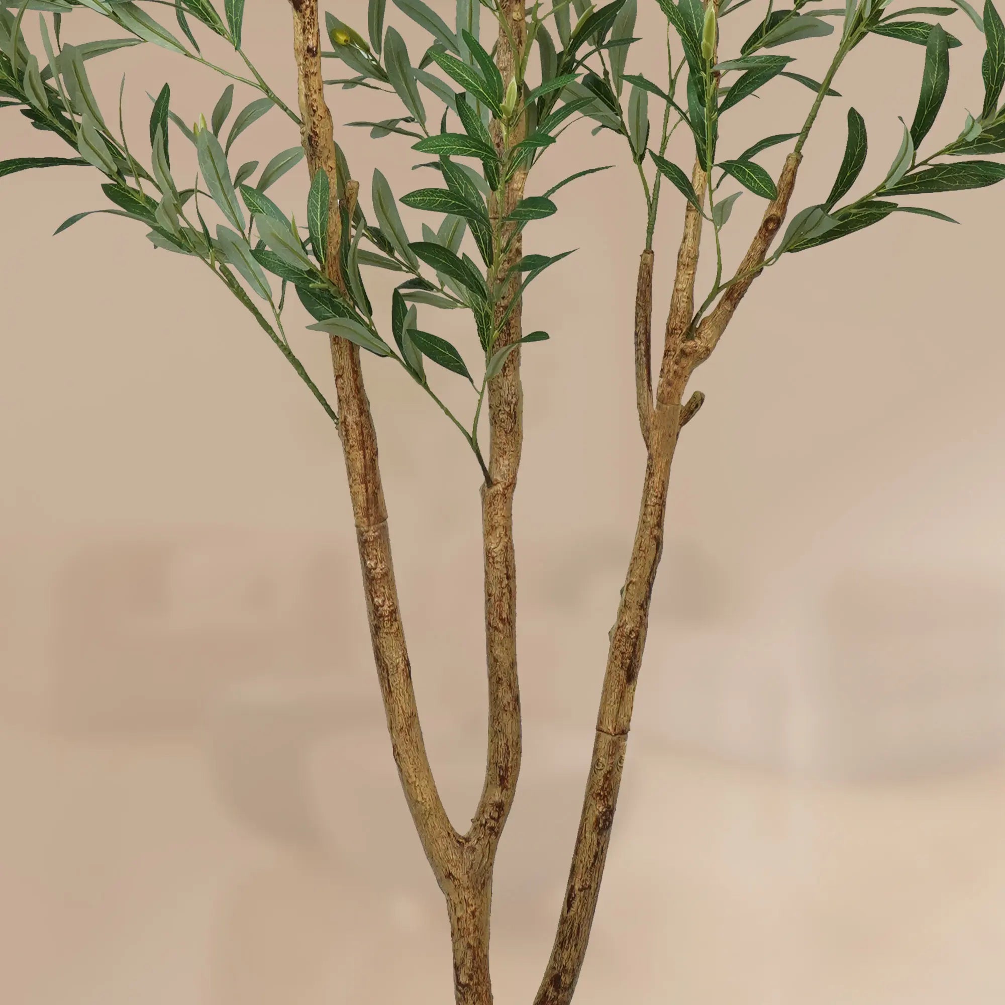 Vital-Habitat™ Lifelike Artificial Olive Tree in Modern White Pot – 5/6/7 FT Faux Silk Indoor Plant for Home & Office Decor