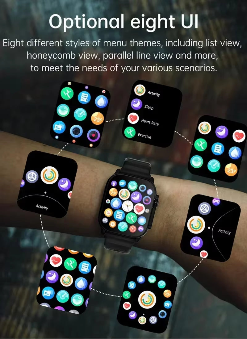 Vital-Habitat™ X10 Ultra Smartwatch – 2.01" Infinity Display, Bluetooth Calling & Advanced Health Tracker (Android & iOS)