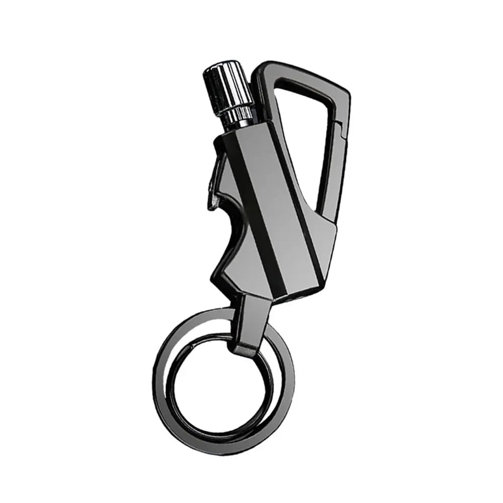 Vital-Habitat™ 3-in-1 Utensils Multi-Tool Keychain – Portable Pocket Bottle Opener & Refillable Emergency Lighter EDC Gear