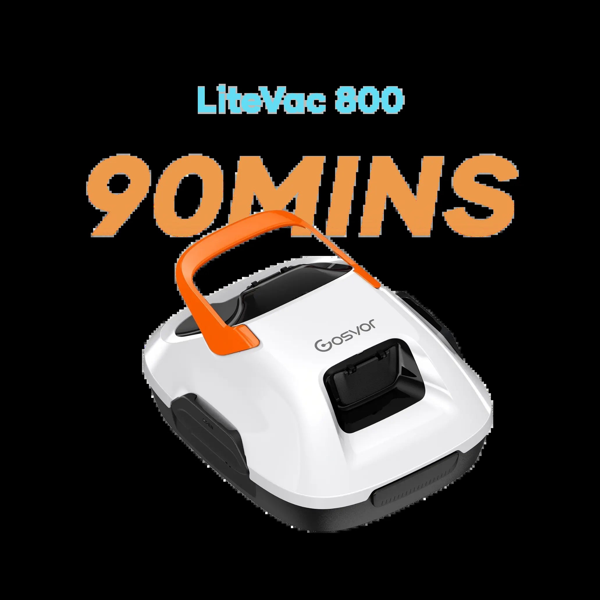 Vital-Habitat™ Cordless Robotic Pool Cleaner – 90-Min Automatic Vacuum for Flat Bottom Above-Ground Pools (Up to 860 Sq.Ft)