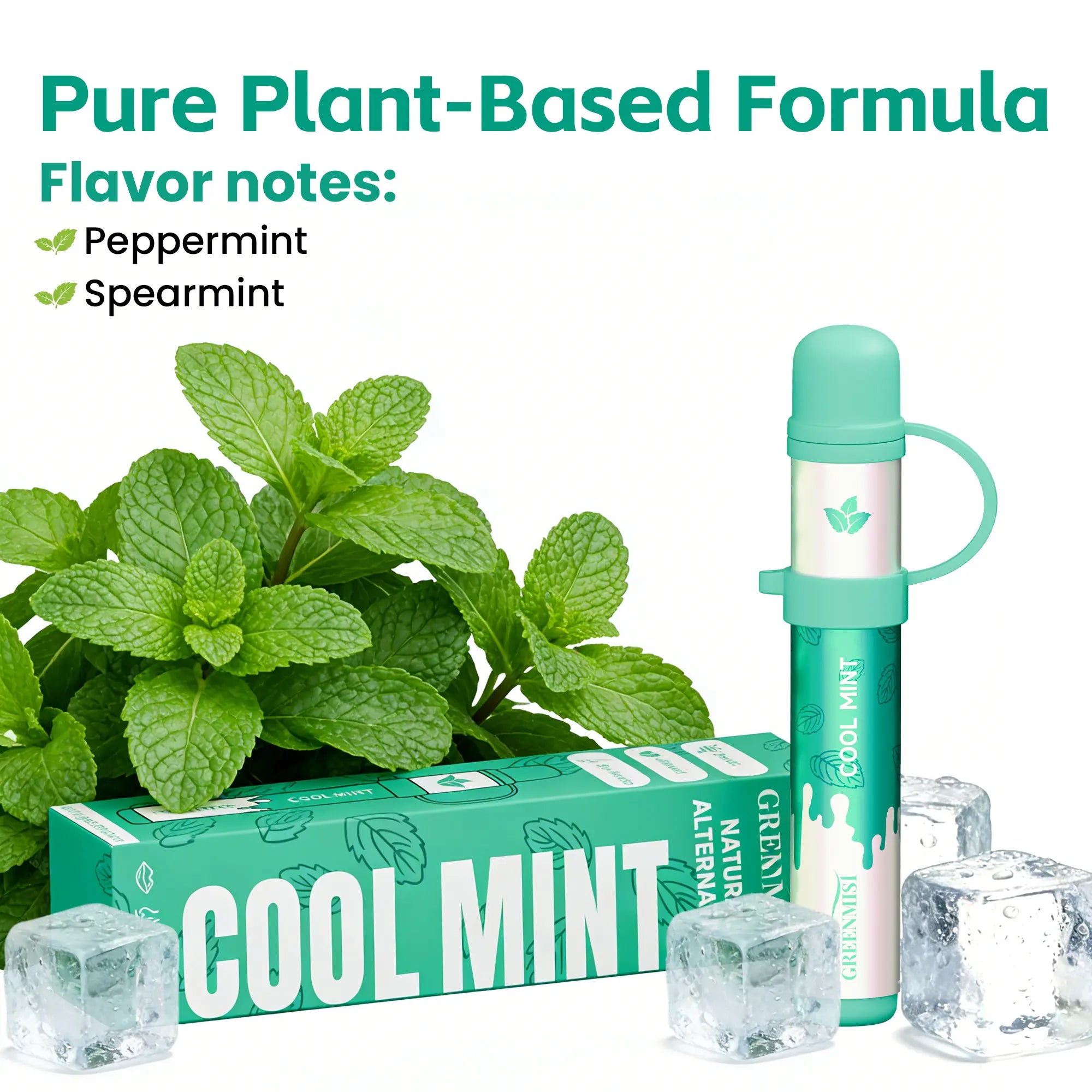 Vital-Habitat™ Greenmist Nasal Inhaler Stick – Portable Essential Oil Aromatherapy for On-the-Go Refreshment & Focus