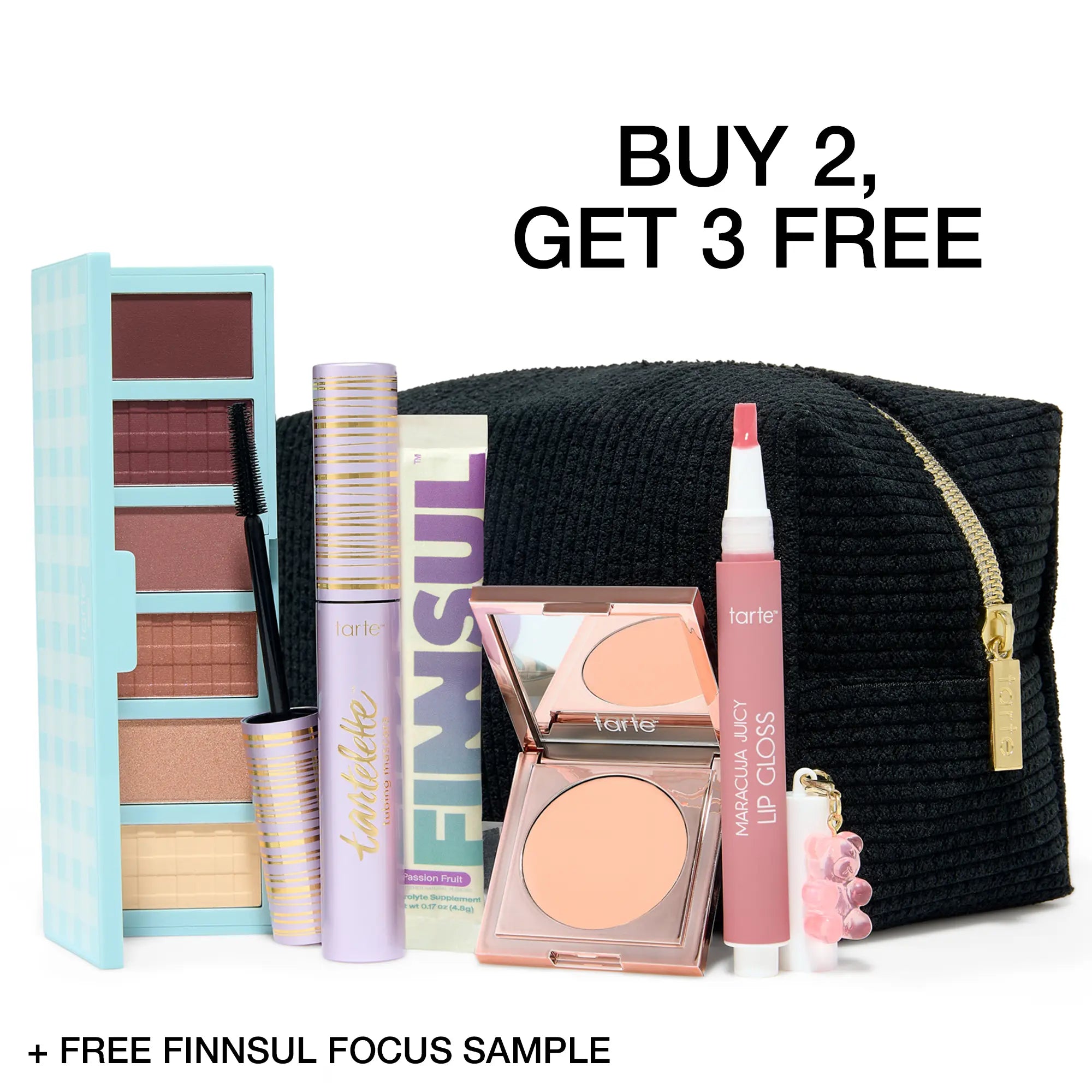 Vital-Habitat™ Viral 5-Piece Custom Beauty Kit – Full Face Makeup Set with Cosmetic Bag, Eye Palette & Lip Gloss (Buy 2, Get 3 Free)