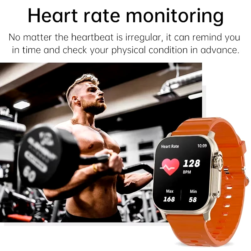 Vital-Habitat™ X10 Ultra Smartwatch – 2.01" Infinity Display, Bluetooth Calling & Advanced Health Tracker (Android & iOS)
