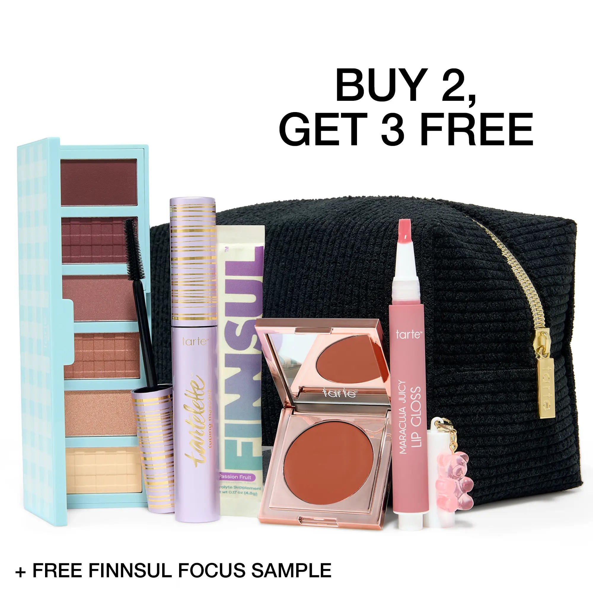 Vital-Habitat™ Viral 5-Piece Custom Beauty Kit – Full Face Makeup Set with Cosmetic Bag, Eye Palette & Lip Gloss (Buy 2, Get 3 Free)