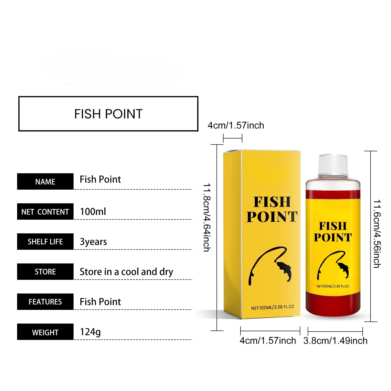 Vital-Habitat™ Concentrated Fish Attractant Liquid – Fast-Acting Red Worm Scent Booster for Freshwater Fishing, Potent Bait Additive for Bass, Carp & Trout
