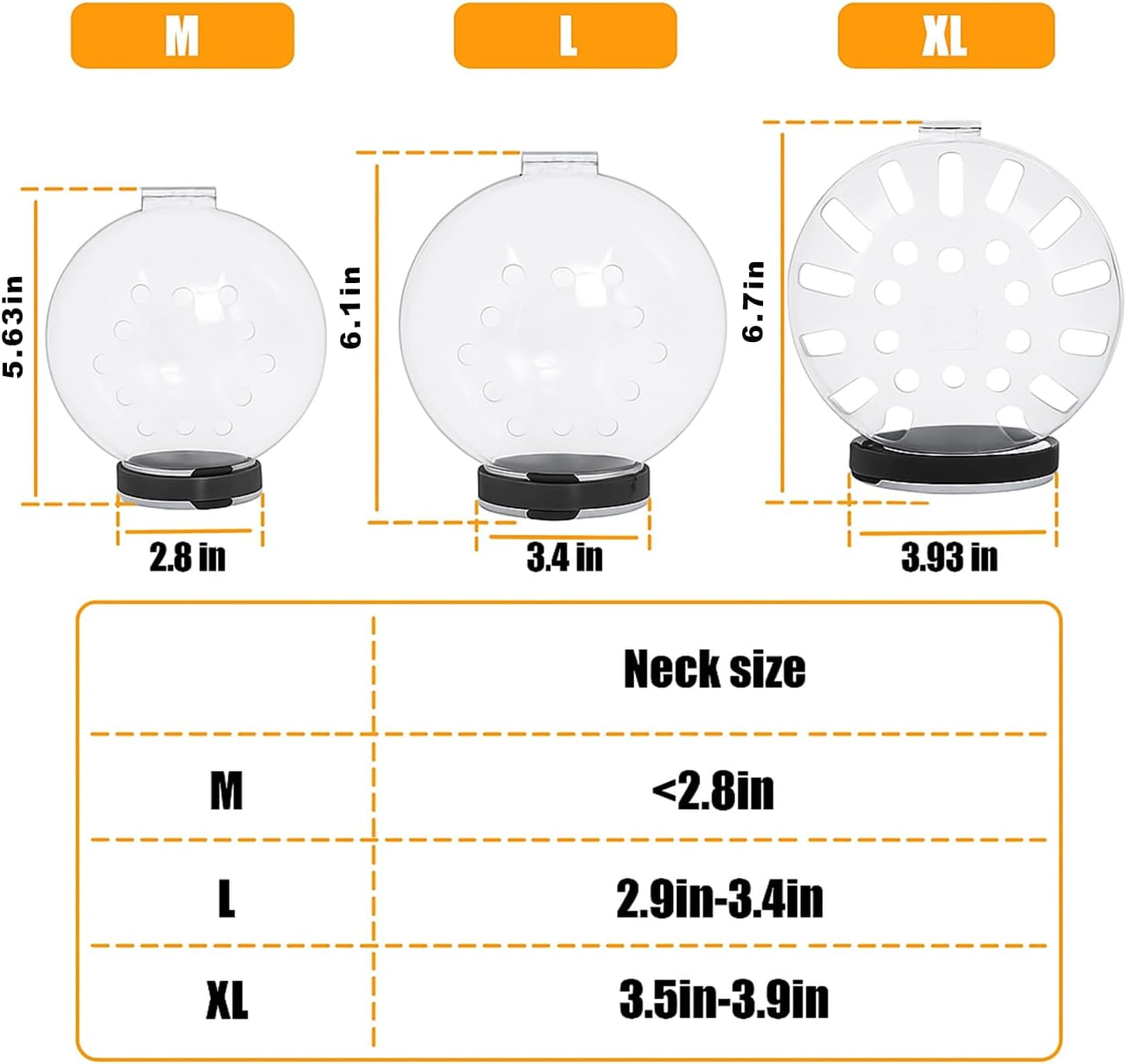 Cat Transparent Muzzle with Breathable Hood, Adjustable Kitten Astronaut Helmet Prevent from Pet Biting Chewing Grooming , Ball Mask for Aggressive Cat(L)